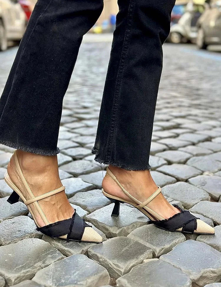 Flora - Elegantes zapatos slingback