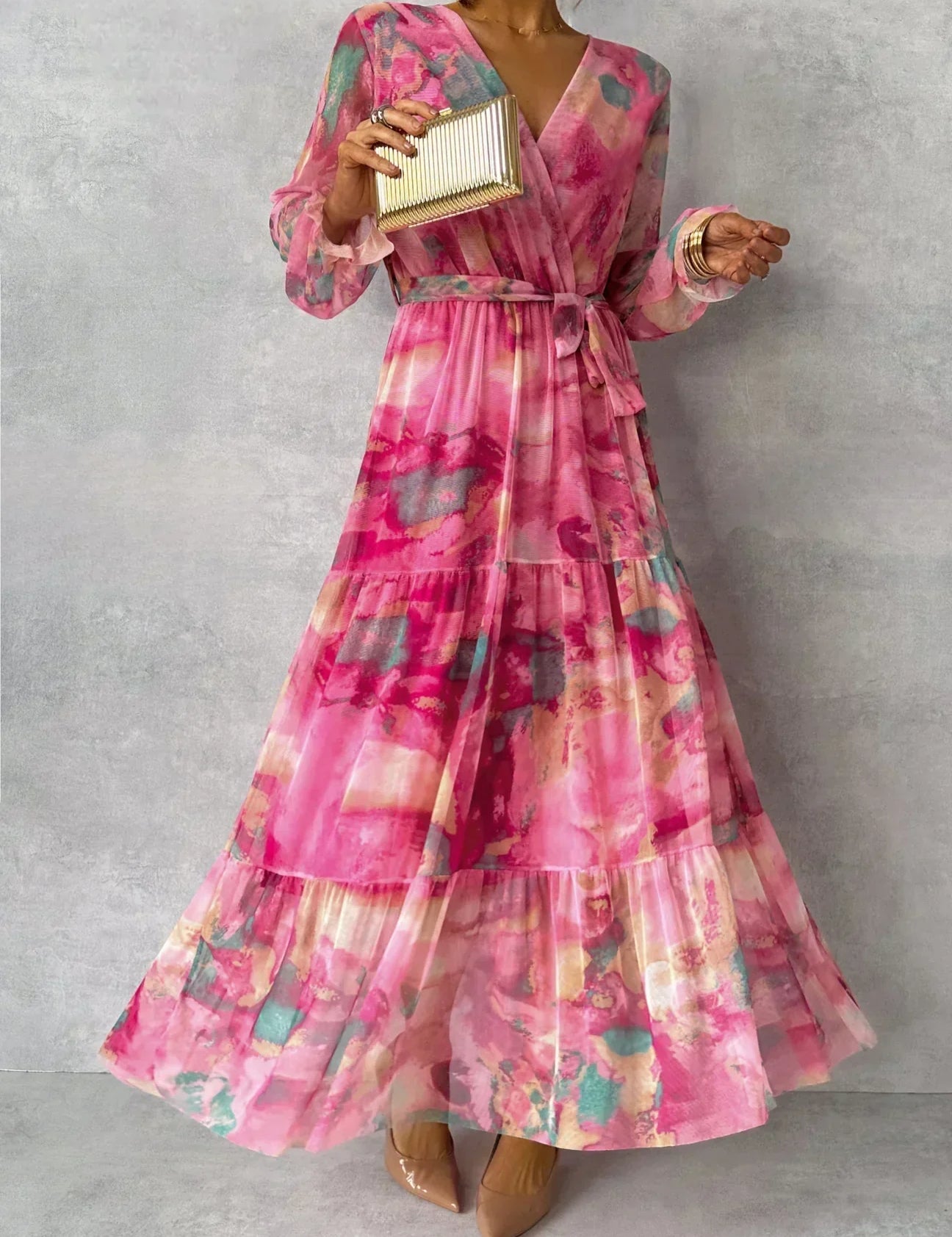 Berta - Vestido Floral Envolvente