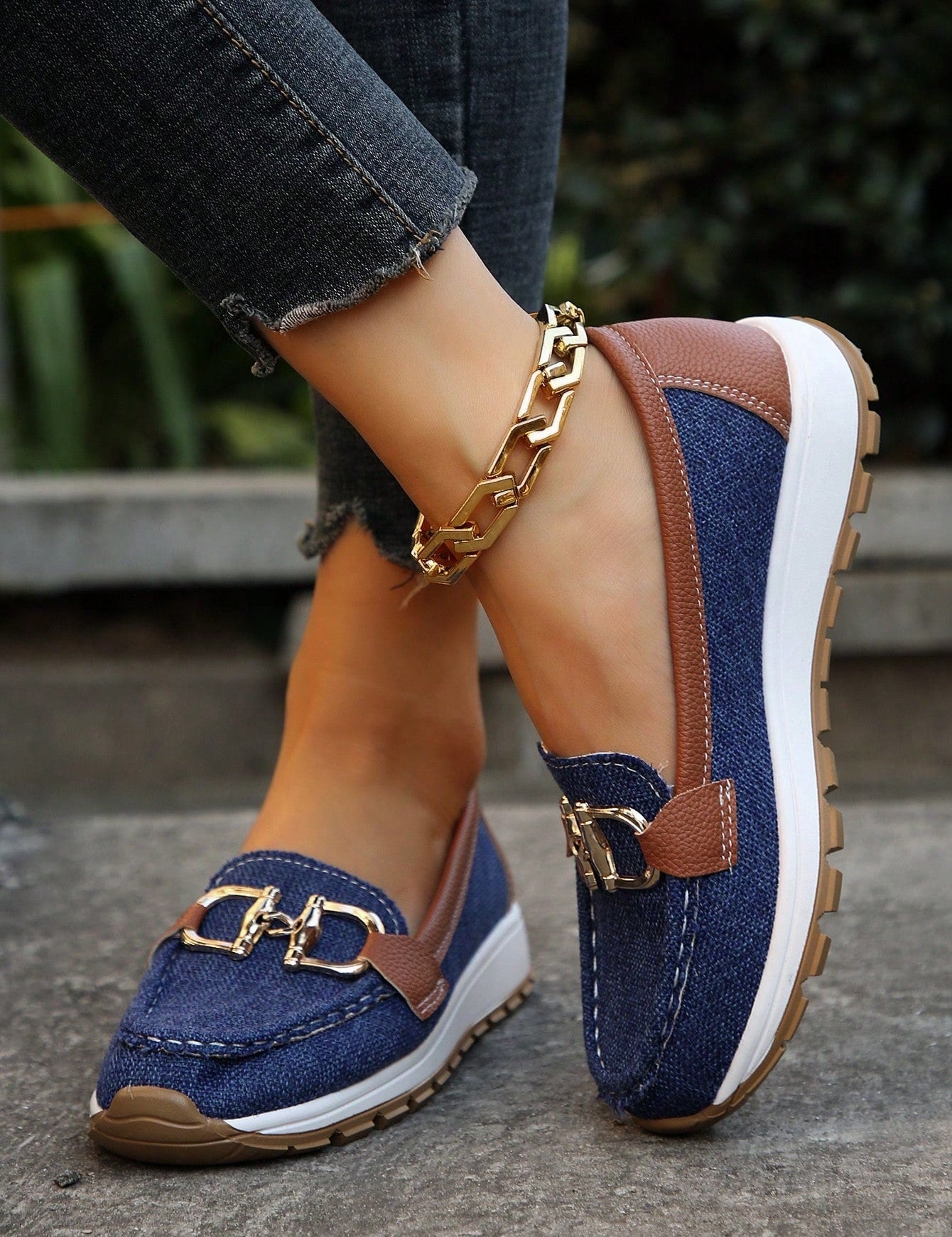 Eliana - Zapatos Planos con Hebilla