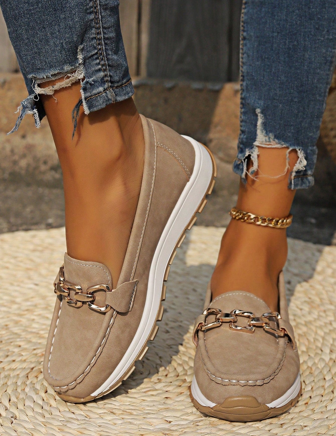 Eliana - Zapatos Planos con Hebilla