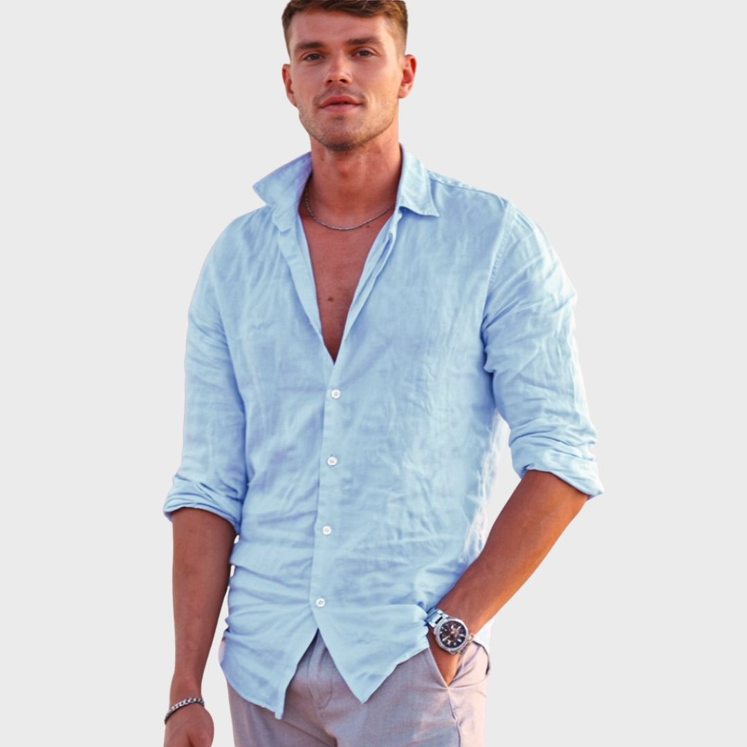 Leonardo - Camisa de Lino Casual