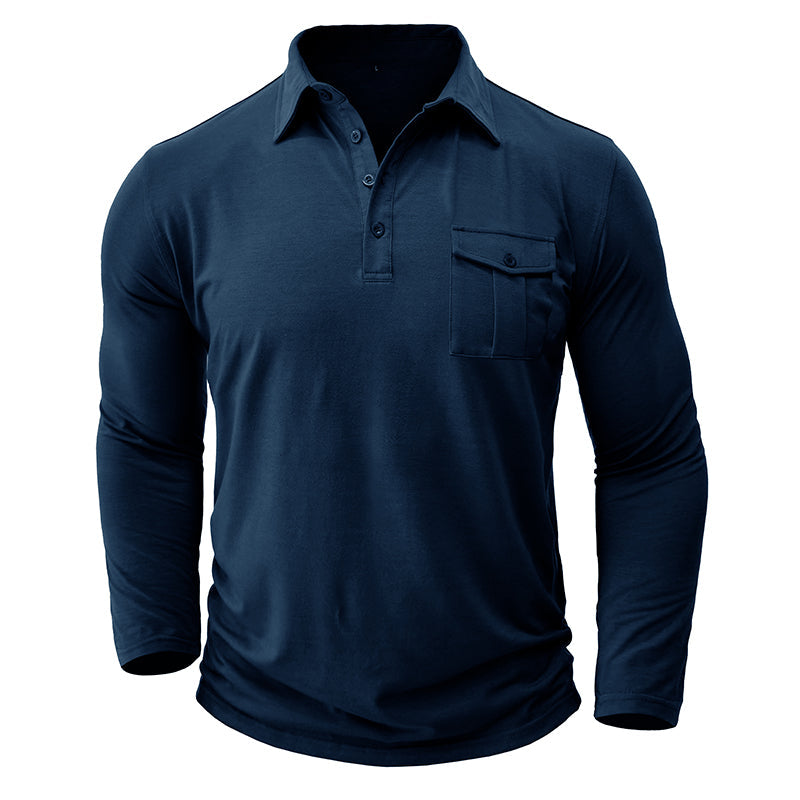 José - Camisa casual con bolsillos