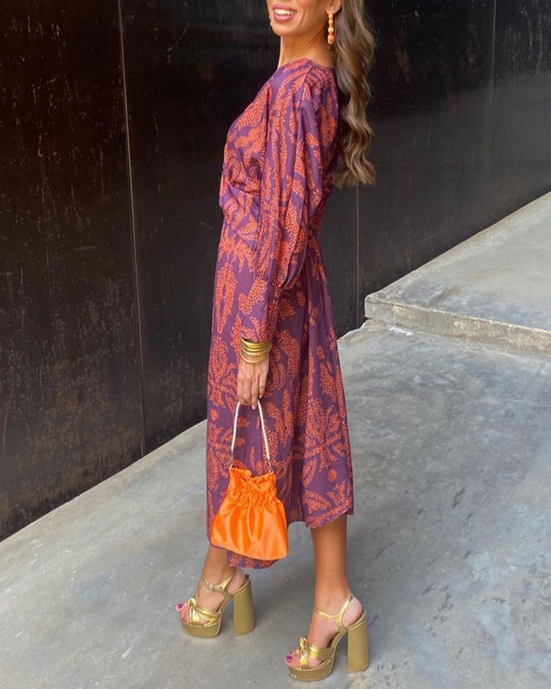 Selena - Vestido midi sofisticado