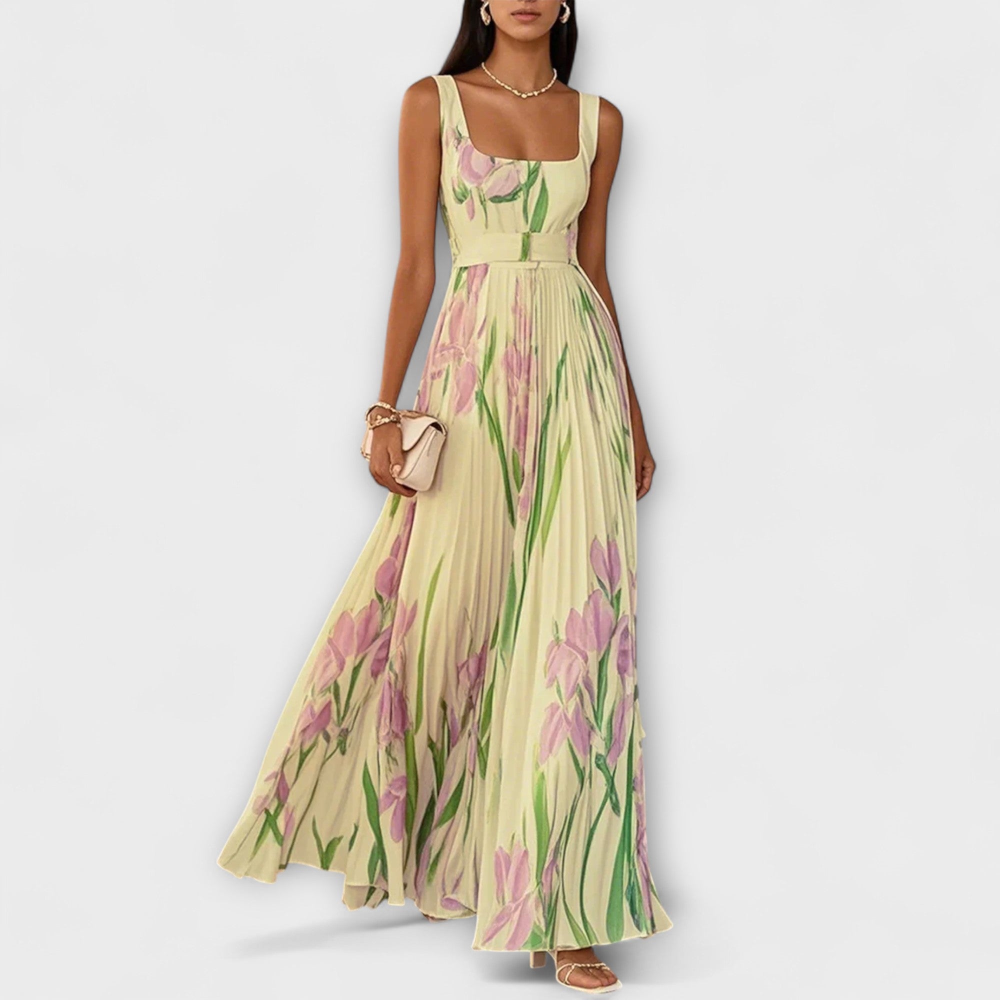 Pilar - Vestido Maxi en Chiffon