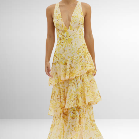 Eugenia - Vestido Maxi Elegante Verano