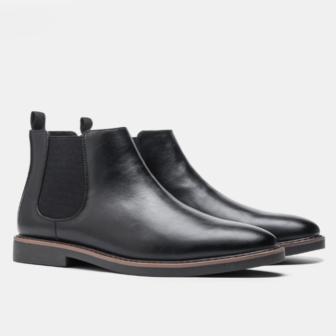 Dinis - Botines Chelsea de Cuero