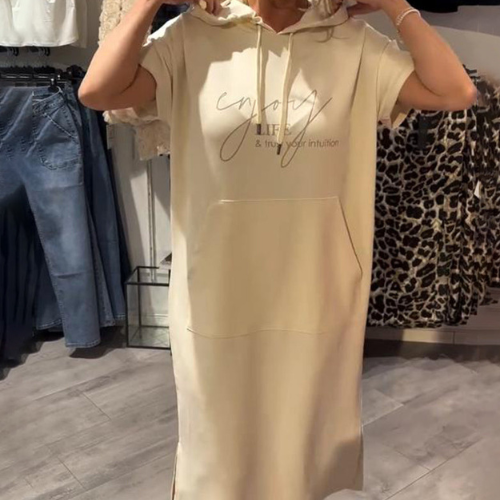 Adriana - Vestido casual con capucha