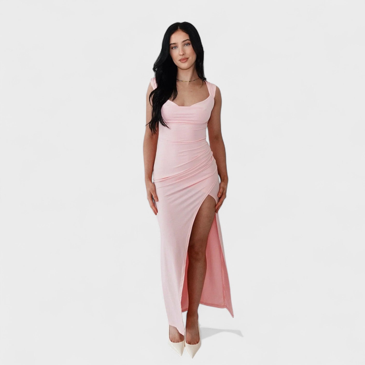 Sara - Vestido Largo con Espalda Descubierta