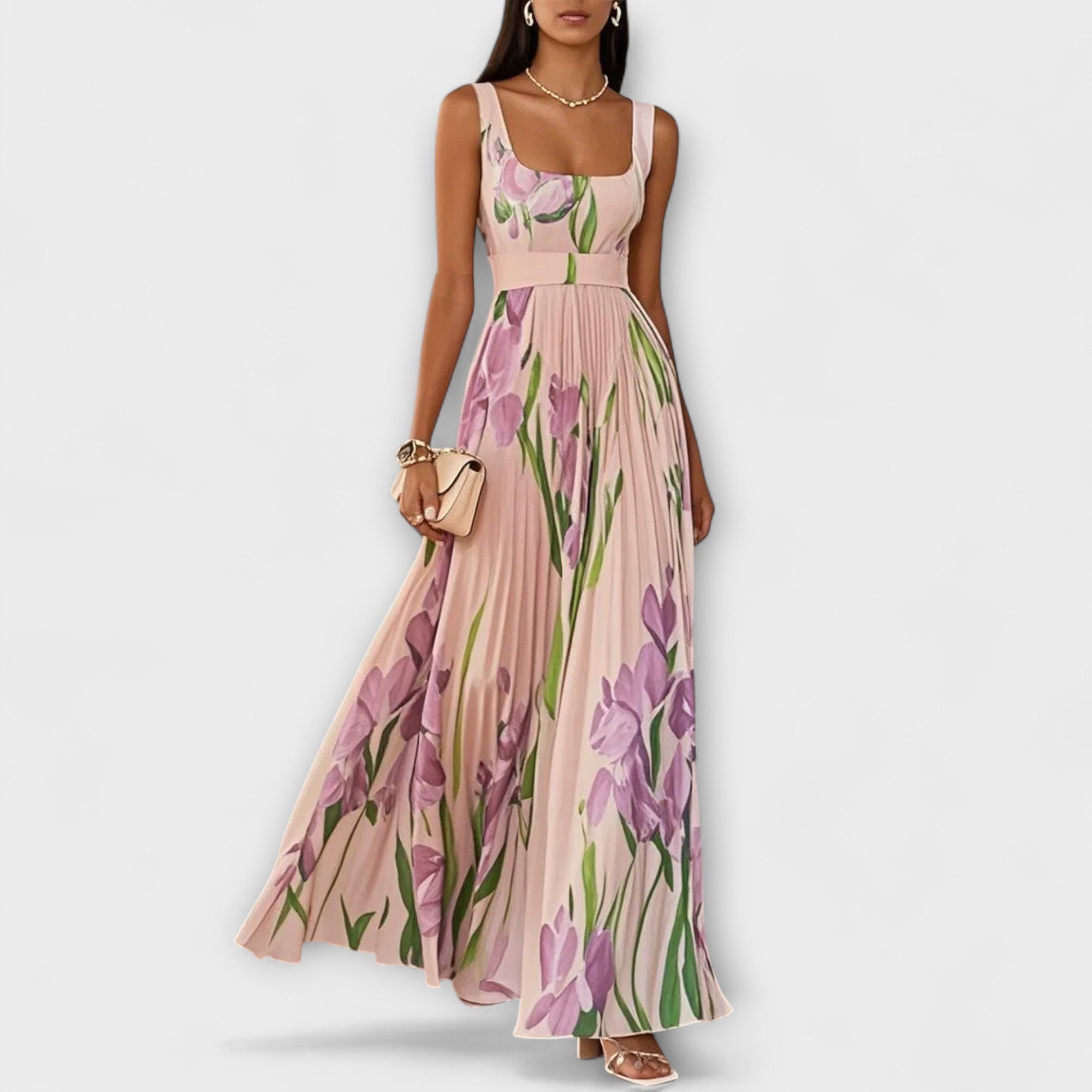 Pilar - Vestido Maxi en Chiffon