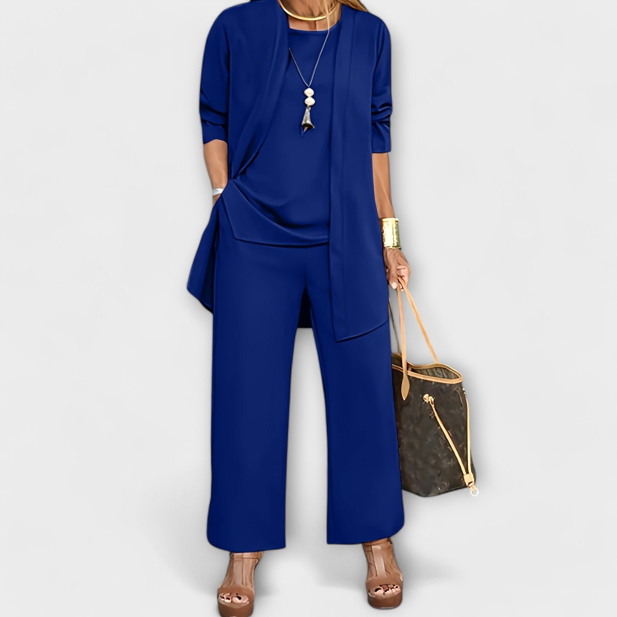 Eliza - Conjunto Casual de Tres Piezas