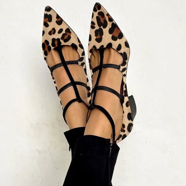 Lara - Tacones Leopardo Elegantes