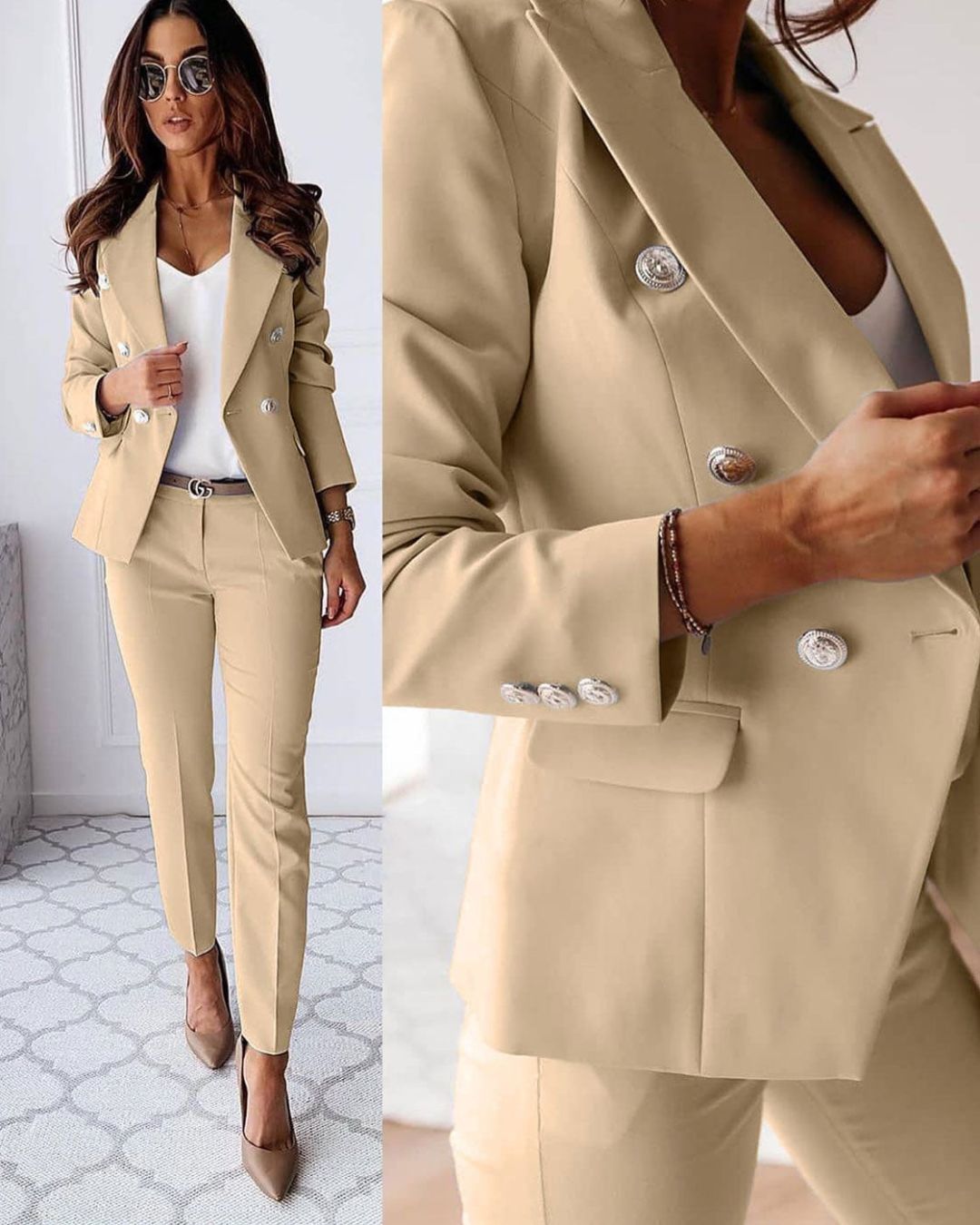 Maria - Traje Femenino Sofisticado