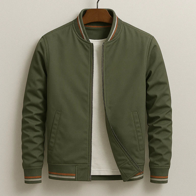 Mário - Chaqueta Bomber Rayada