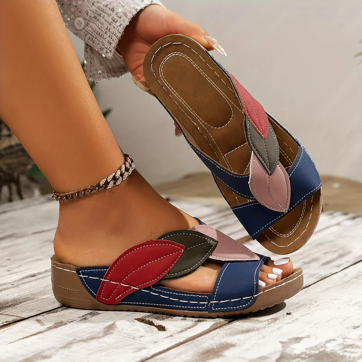 Serena - Sandalias Slip-On