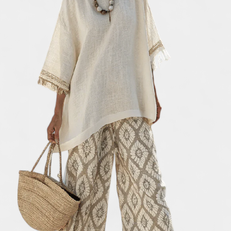 Eduarda - Conjunto Boho Chic Elegante