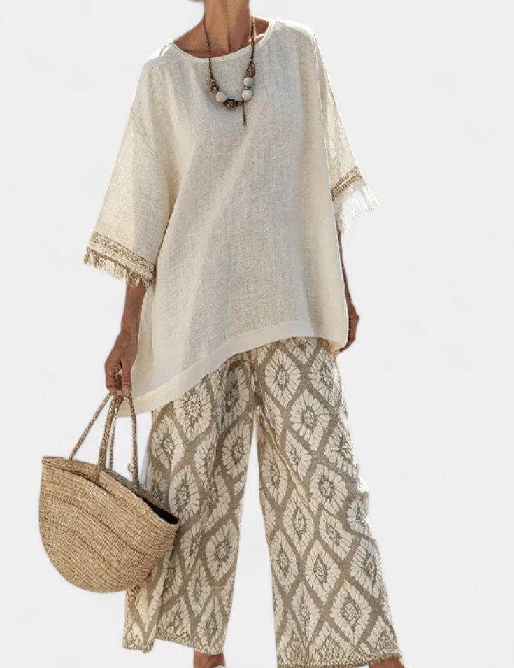 Eduarda - Conjunto Boho Chic Elegante
