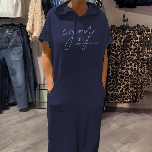 Adriana - Vestido casual con capucha
