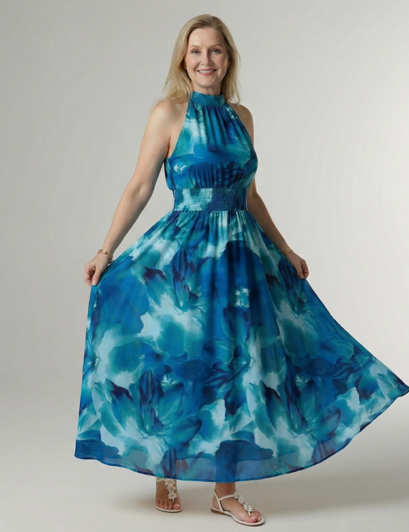 Beatriz - Vestido Midi Halter
