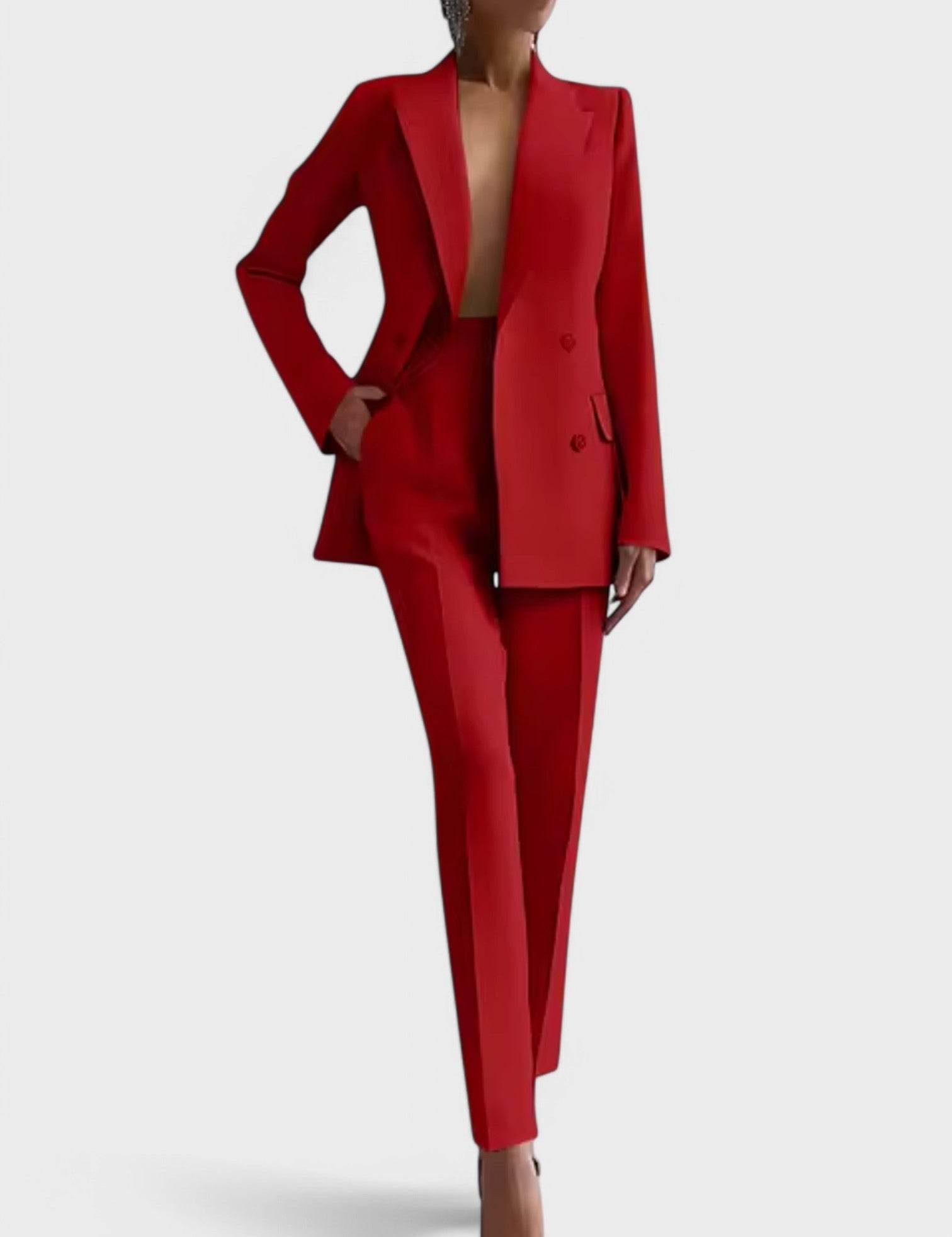 Olivia - Conjunto de Blazer y Pantalones