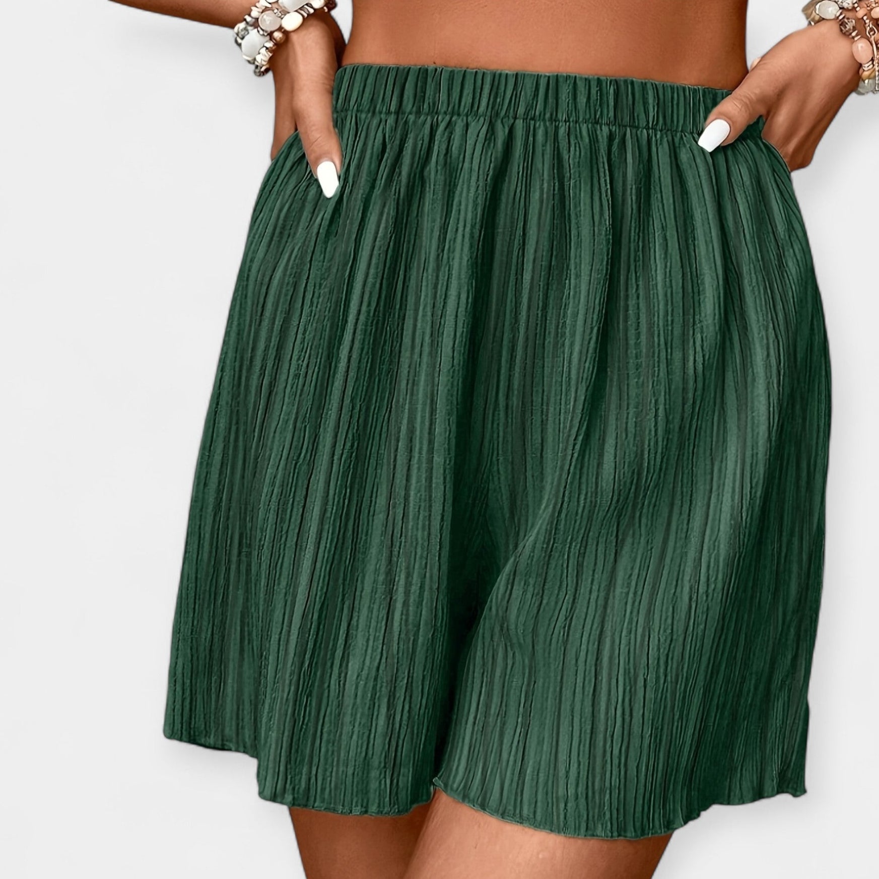 Lara - Pantalones Elegantes con Pliegues