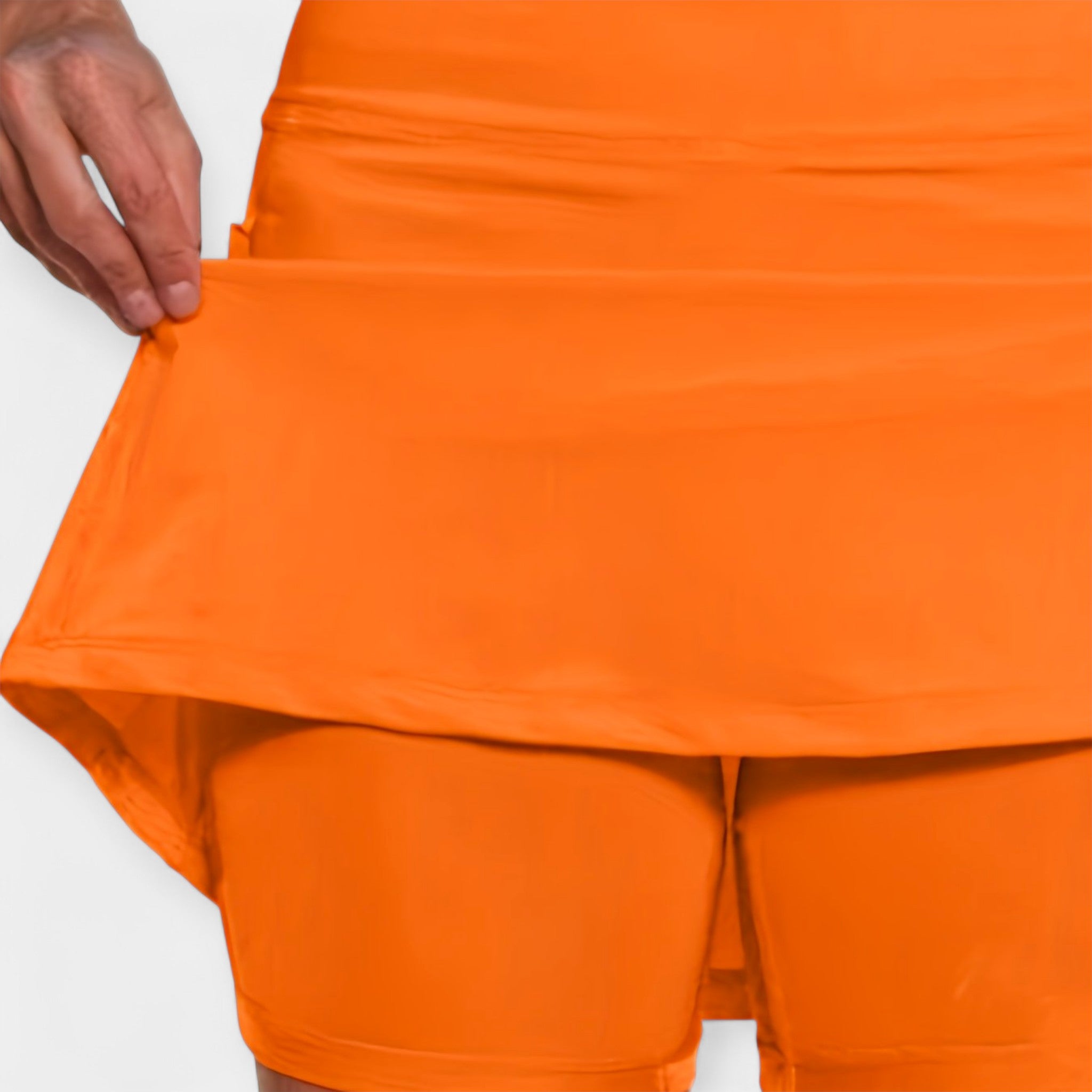 Daniela - Pantalones Cortos Altos con Falda