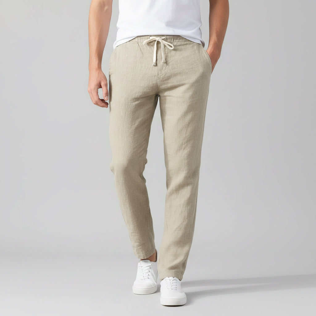 Julián - Pantalones de Ocio con Cintura Elástica