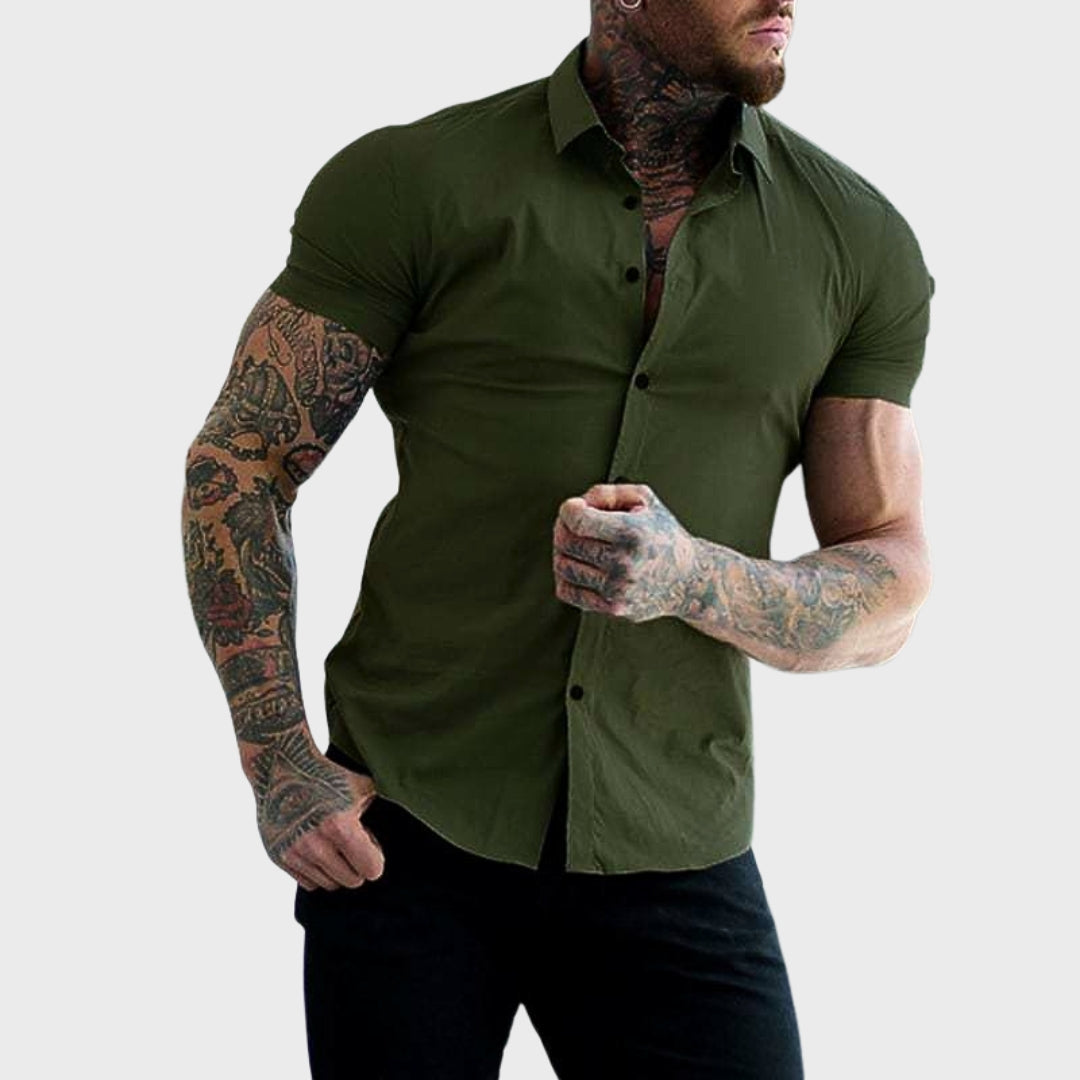 Ricardo - Camisa de Manga Corta Slim