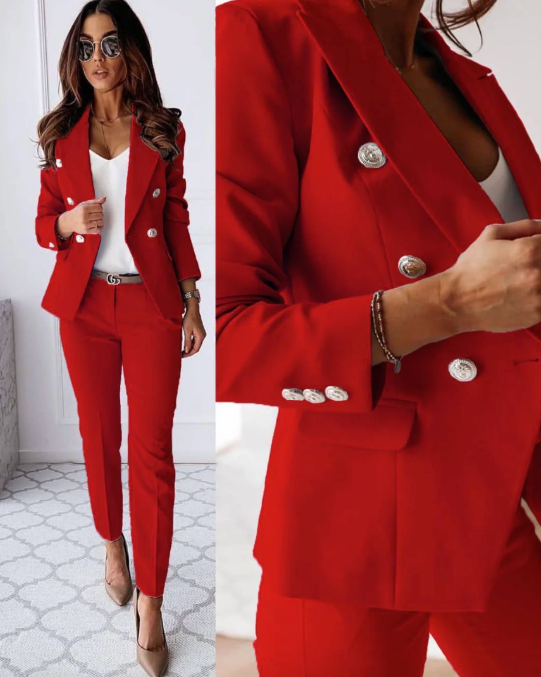 Maria - Traje Femenino Sofisticado