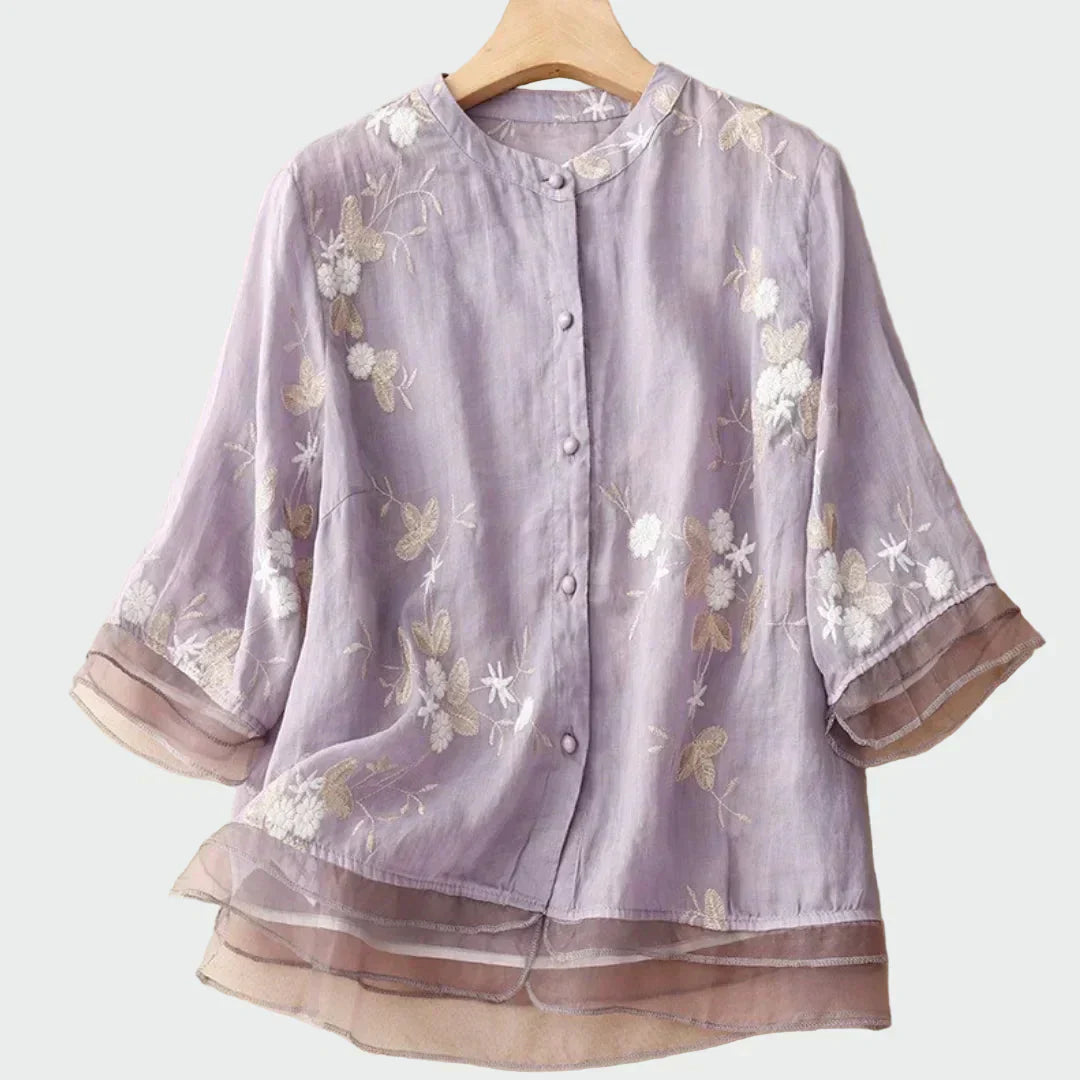 Clara - Camisa bordada