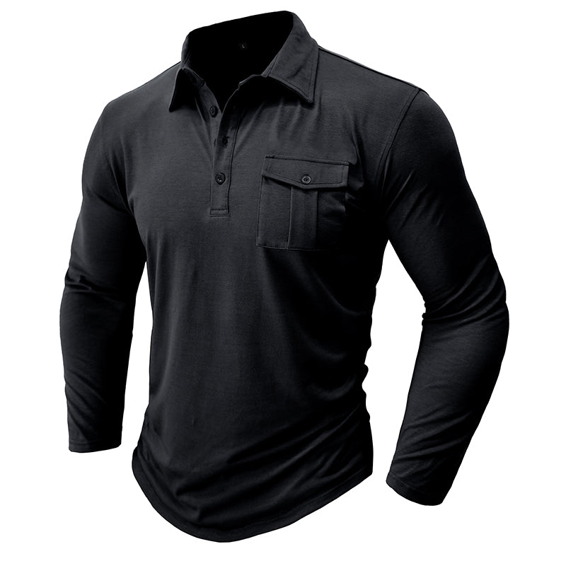 José - Camisa casual con bolsillos