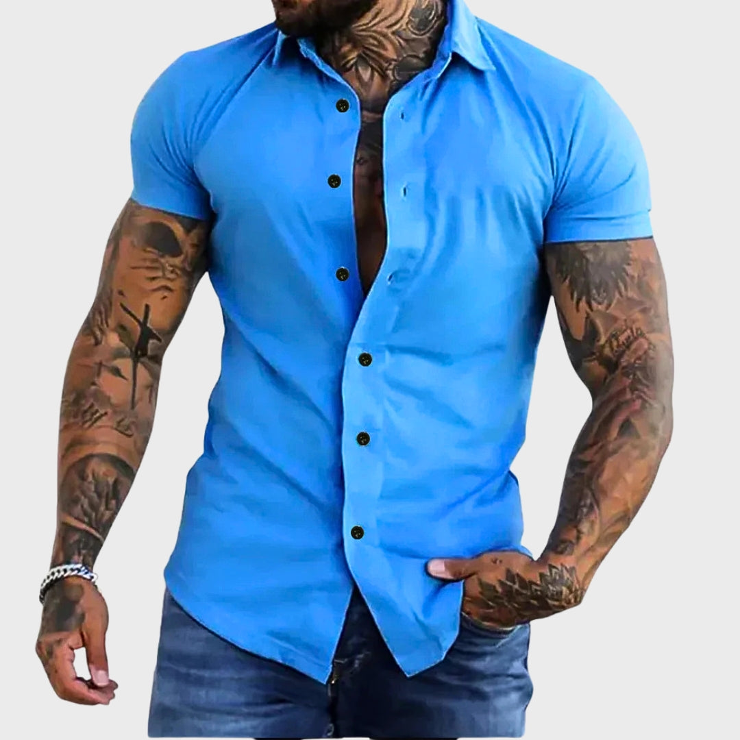 Ricardo - Camisa de Manga Corta Slim