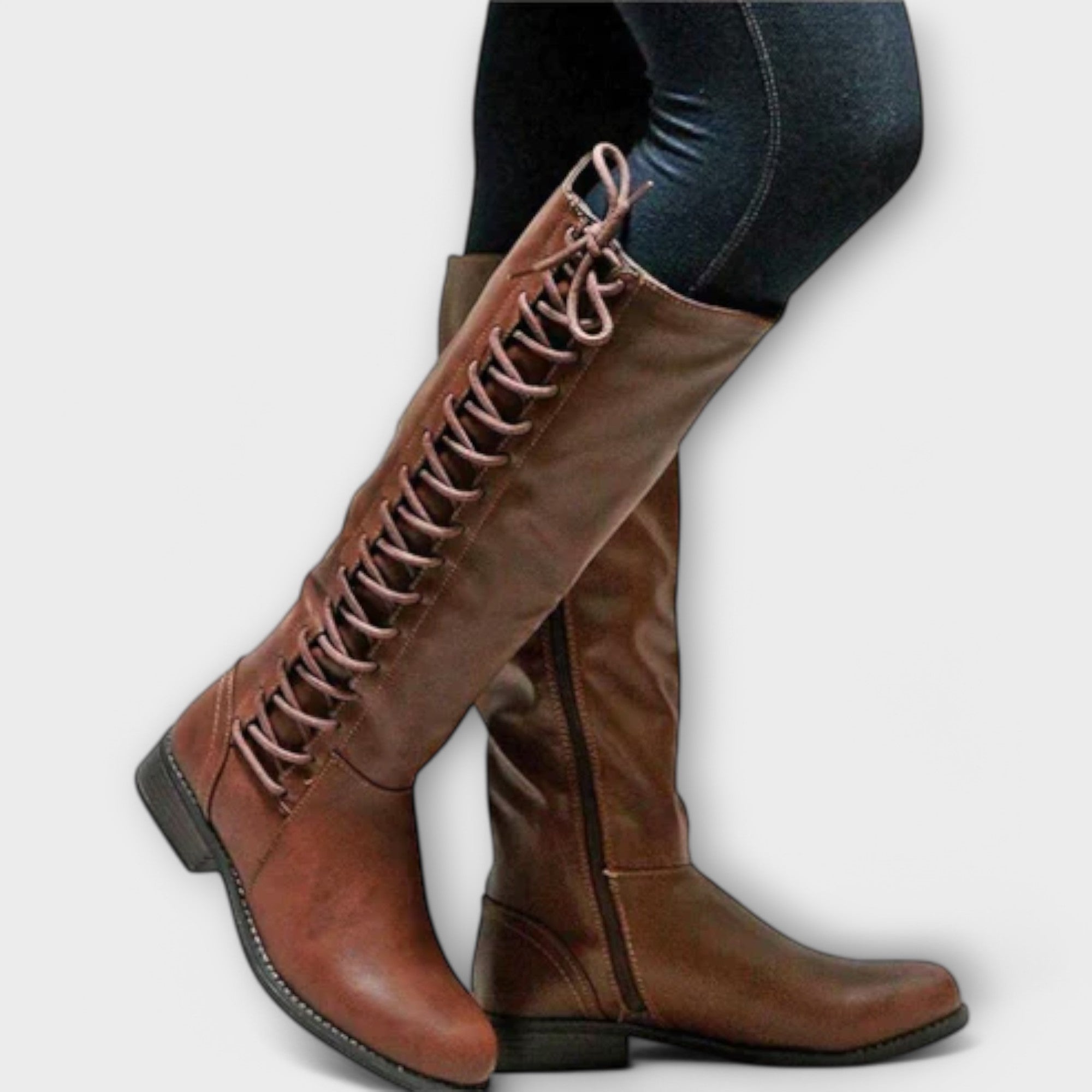 Lúcia - Botines con cordones elegantes