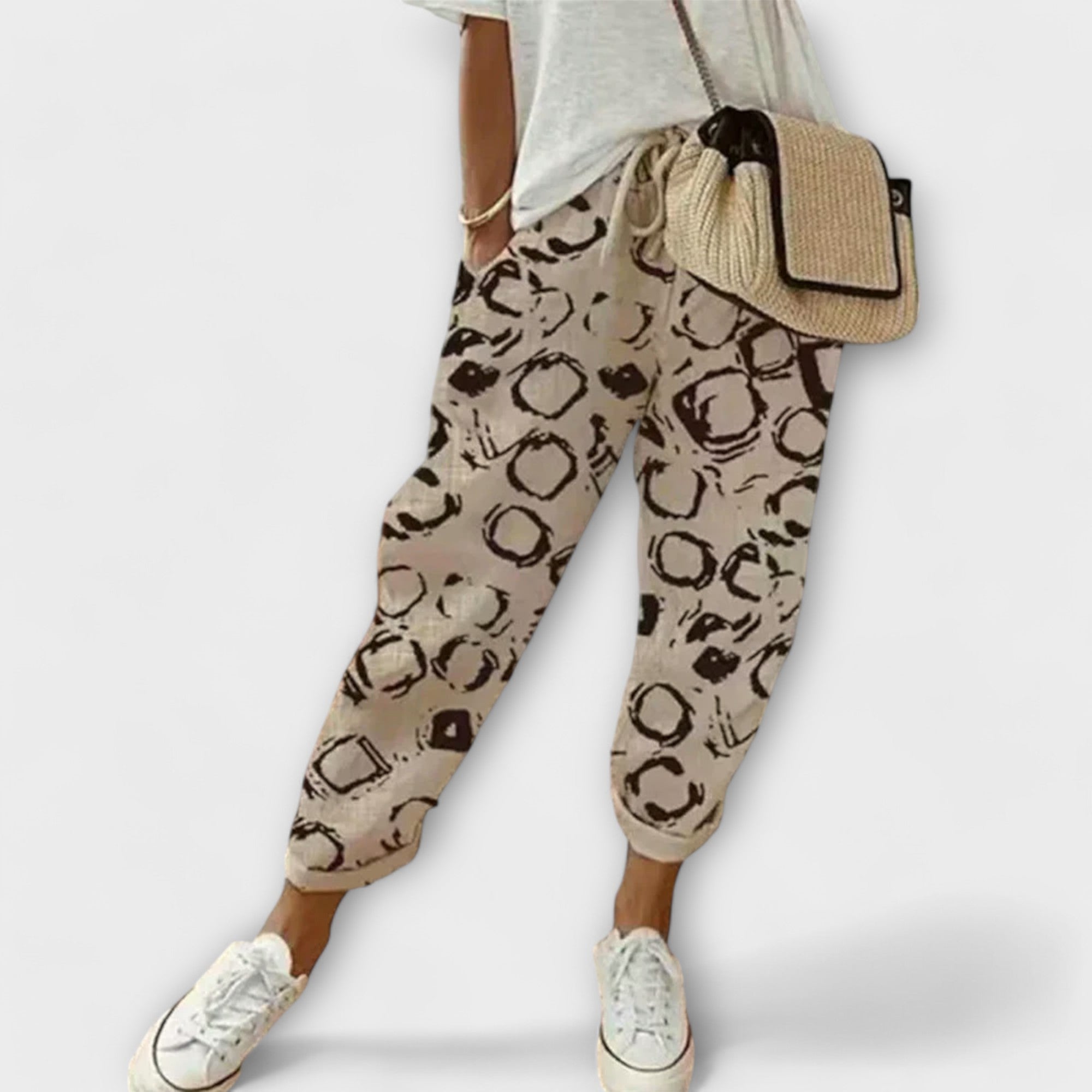 Burga - Pantalones Cómodos de Lino