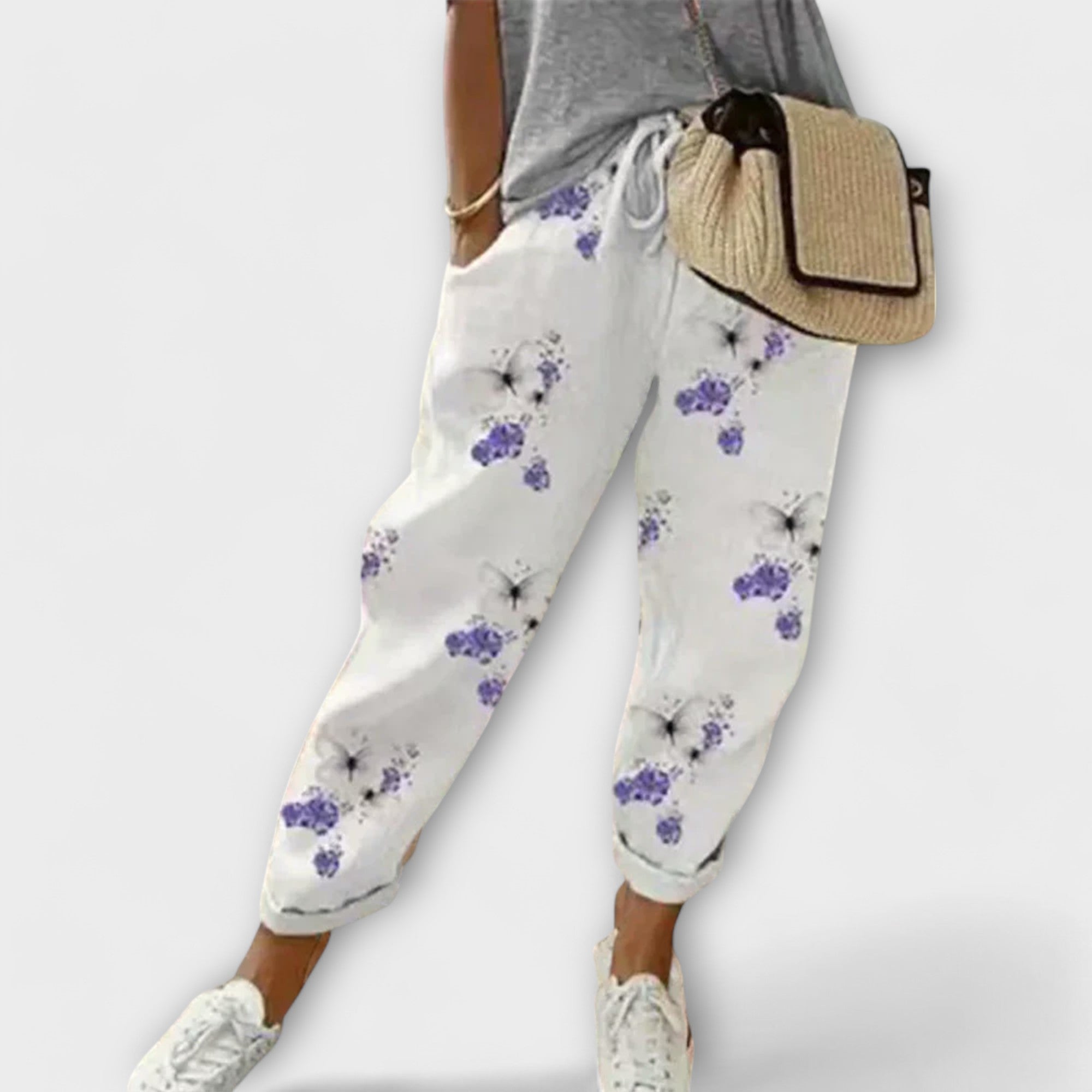 Burga - Pantalones Cómodos de Lino