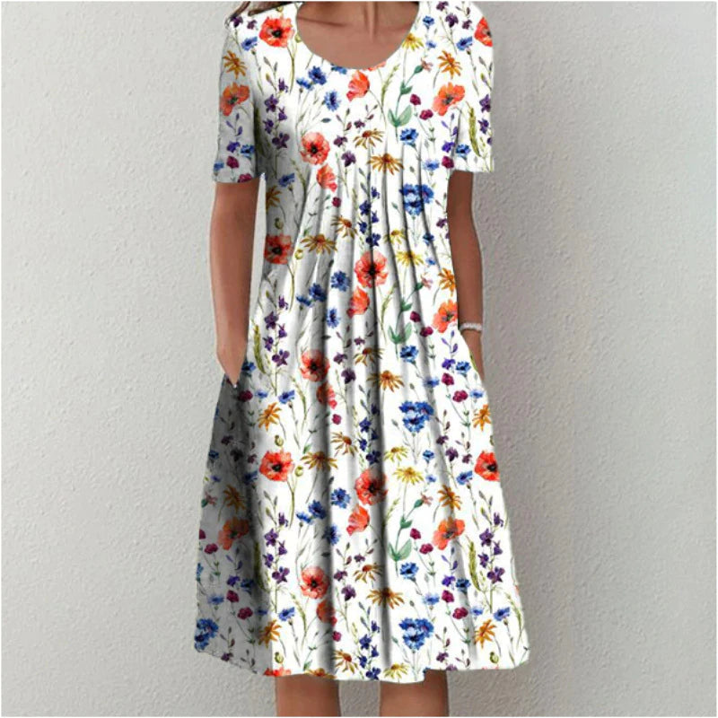 Paloma - Vestido Midi con Capas