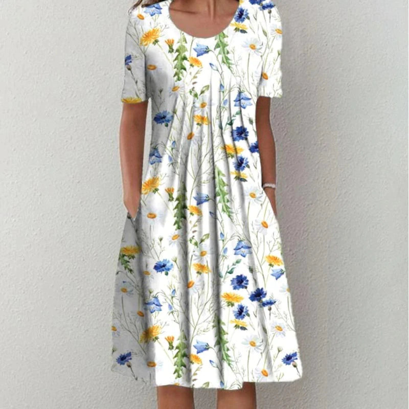 Paloma - Vestido Midi con Capas