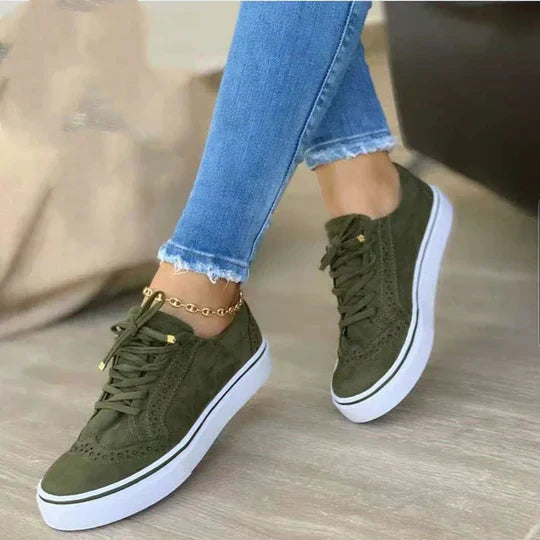 Alejandra - Zapatillas Con Cordones Para Mujer