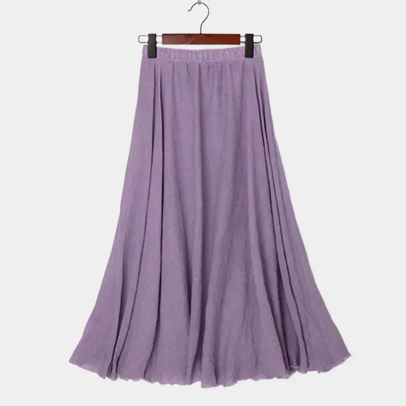 Adriana - Falda Elegante de Cintura Alta