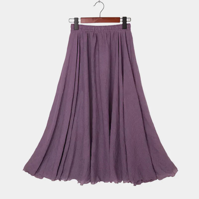 Adriana - Falda Elegante de Cintura Alta