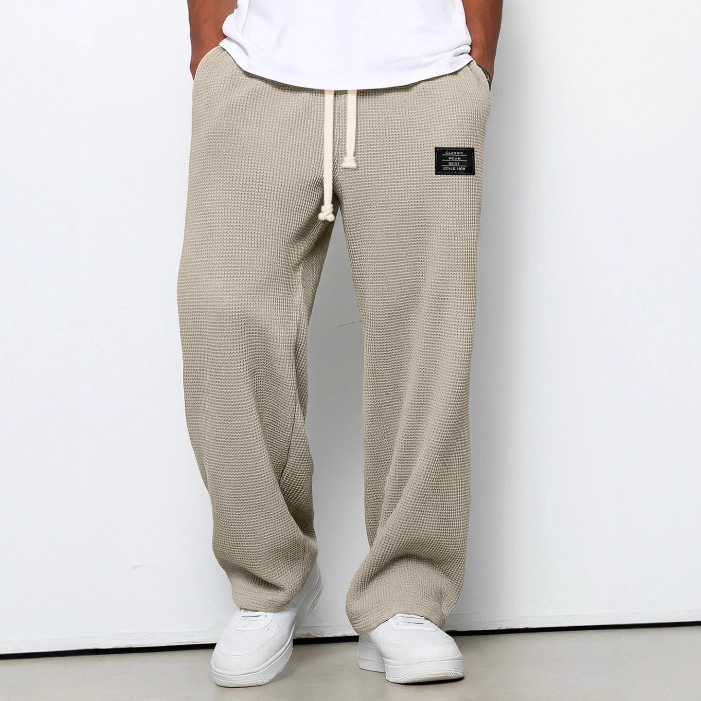 Mikel - Pantalones Casuales con Cintura Ajustable