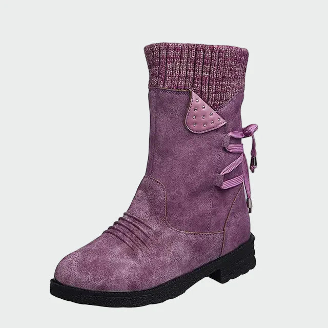 Mercedes - Botines de ante elegantes