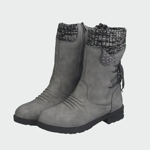 Mercedes - Botines de ante elegantes