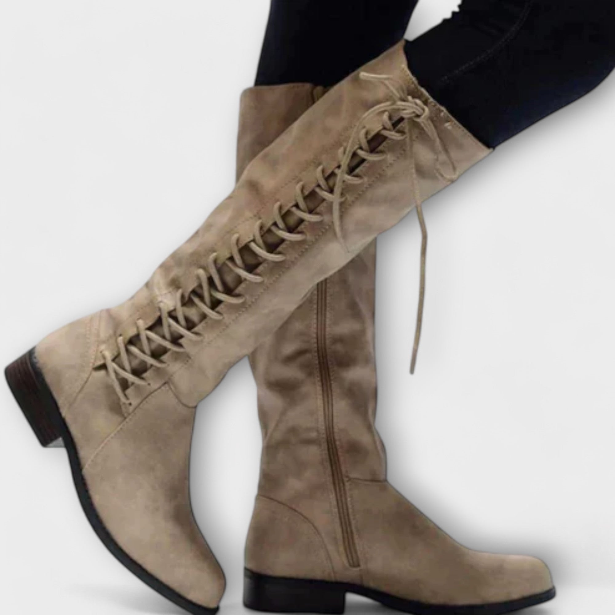 Lúcia - Botines con cordones elegantes