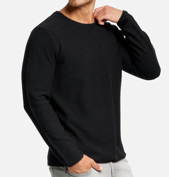 Maximiliano - Sudadera con Cuello Alto y Bolsos Seguros