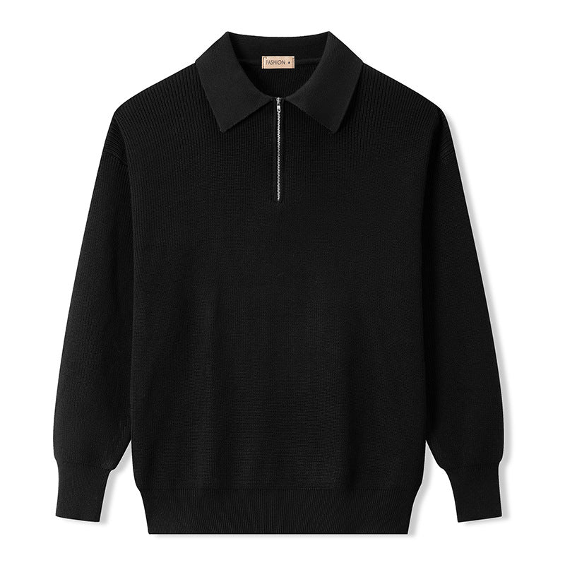 Francisco - Polo de Cuello Tipo Zíper Ajustable