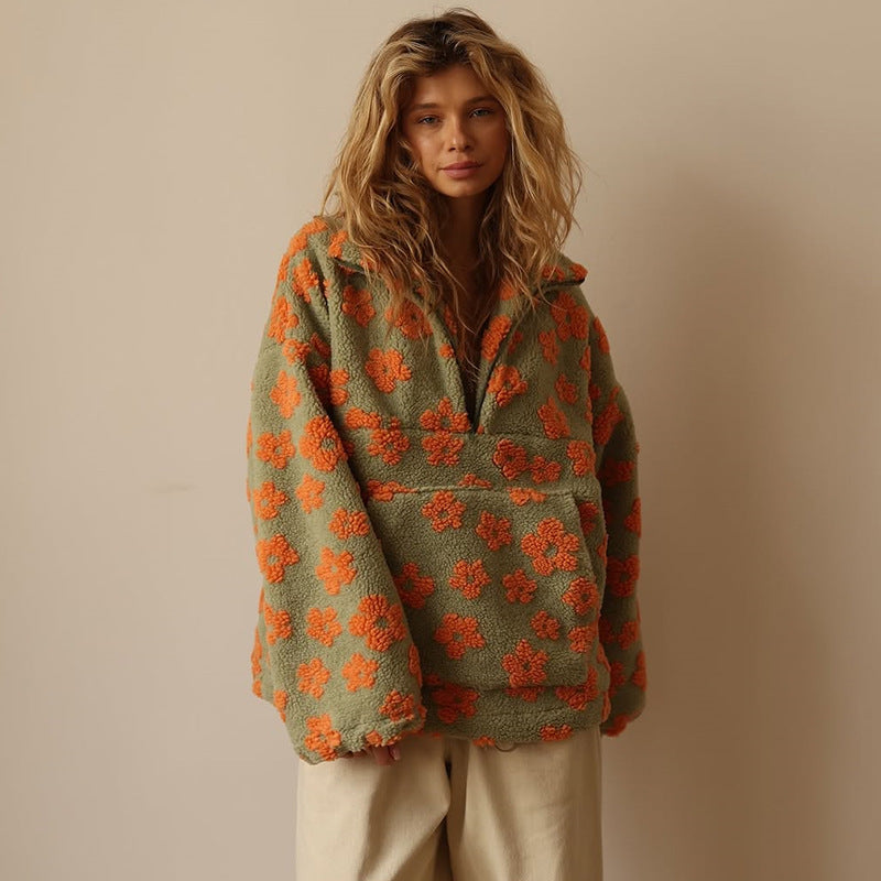 Daniela - Sudadera Polar Floral