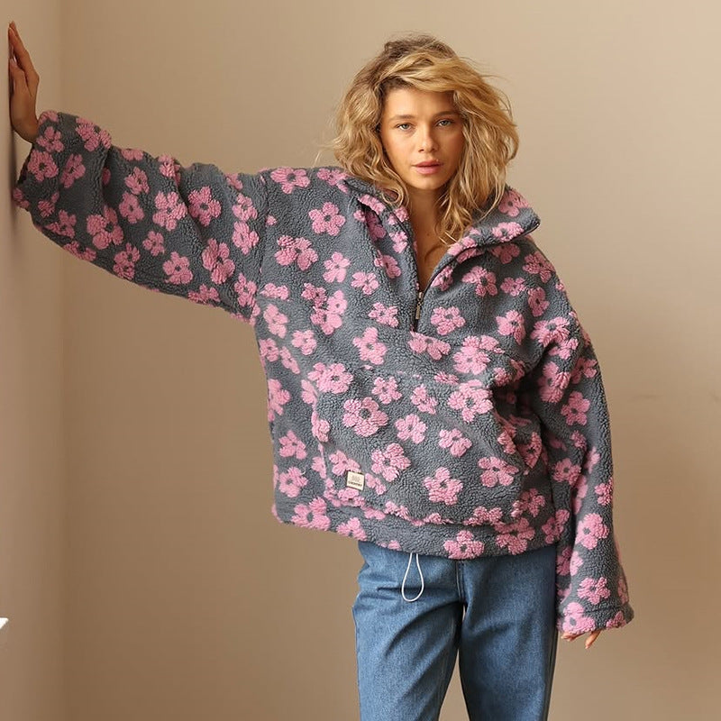 Daniela - Sudadera Polar Floral
