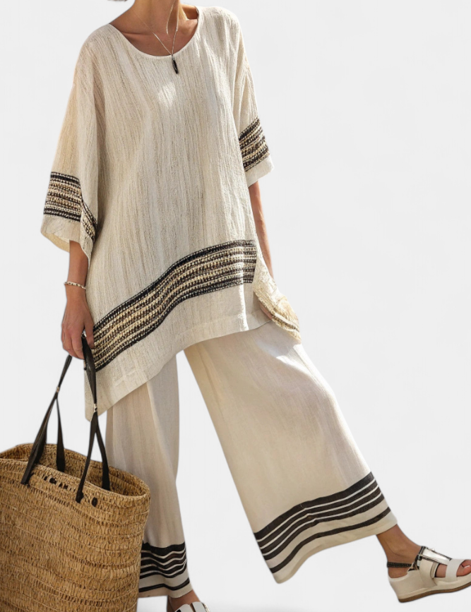 Noa - Conjunto Elegante Lino Bambú