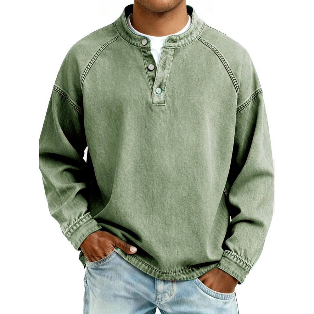 Daniel - Camisa Henley Vintage