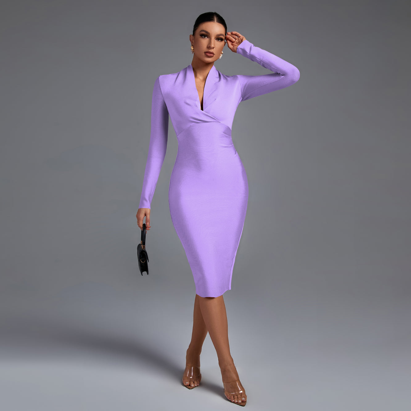 Victoria - Vestido de Manga Larga